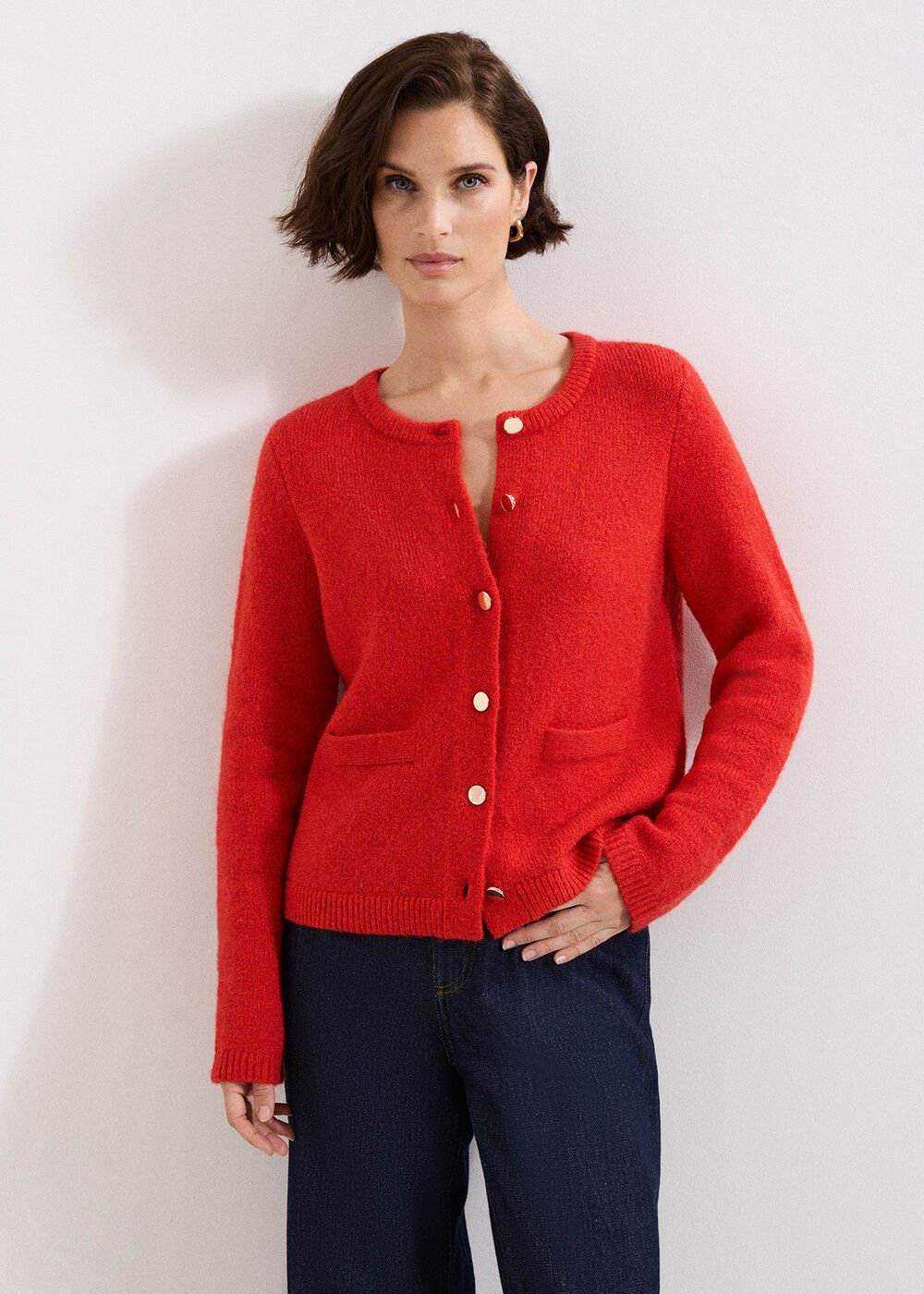 Jade Cardigan - Red