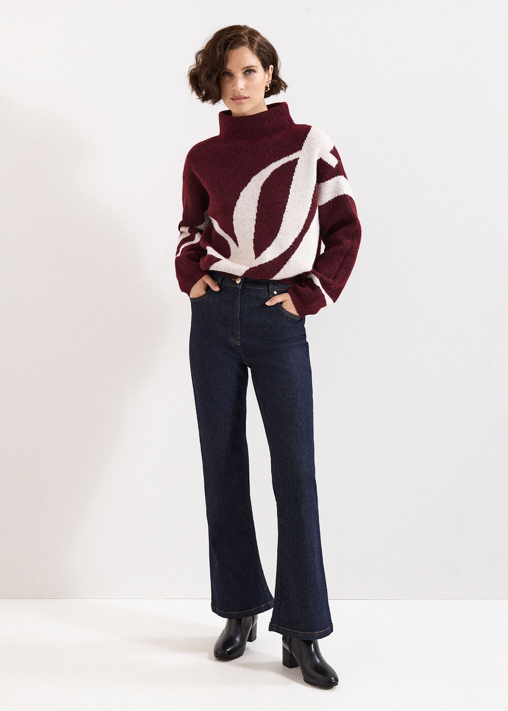 Stephanie Jumper - Burgundy