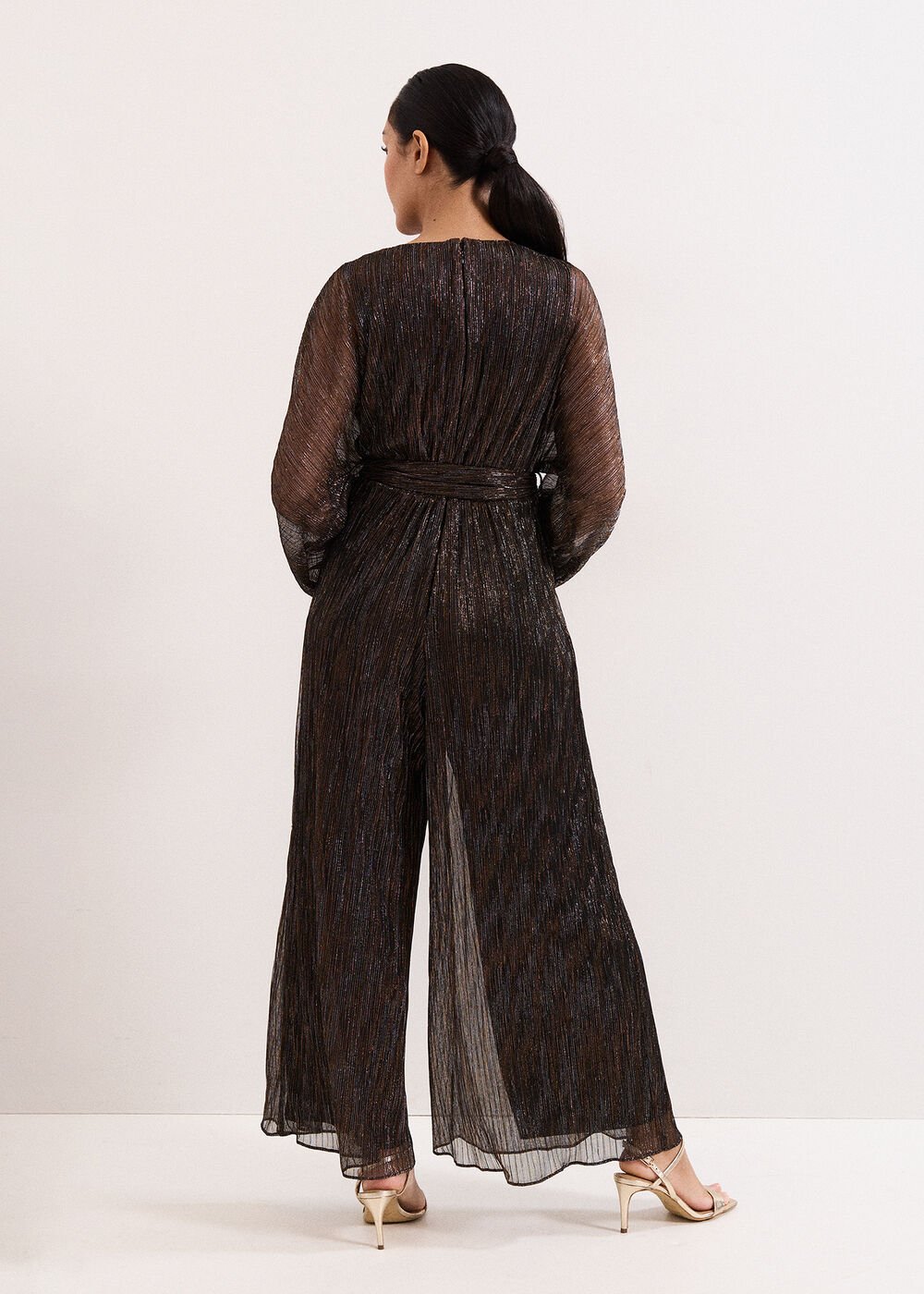 Petite Rachel Jumpsuit - Gold
