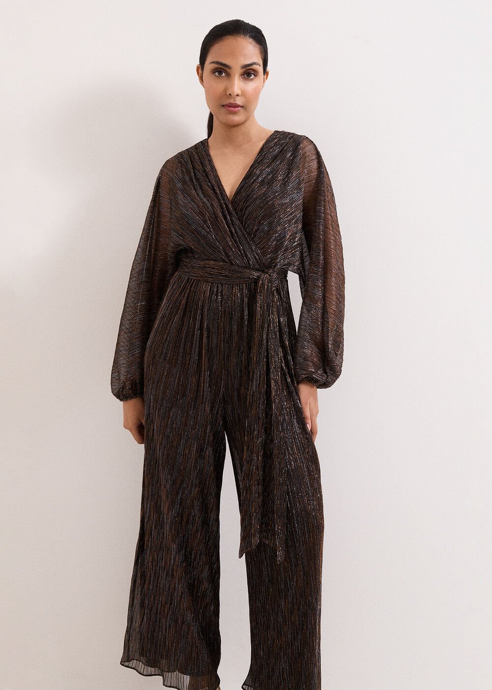 Petite Rachel Jumpsuit - Gold