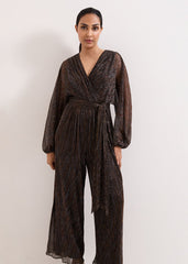 Petite Rachel Jumpsuit - Gold