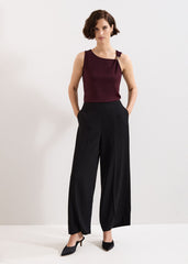 Samie Sleeveless Top - Burgundy