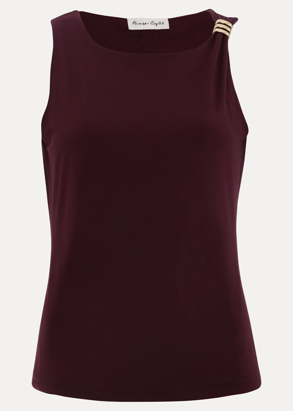 Samie Sleeveless Top - Burgundy