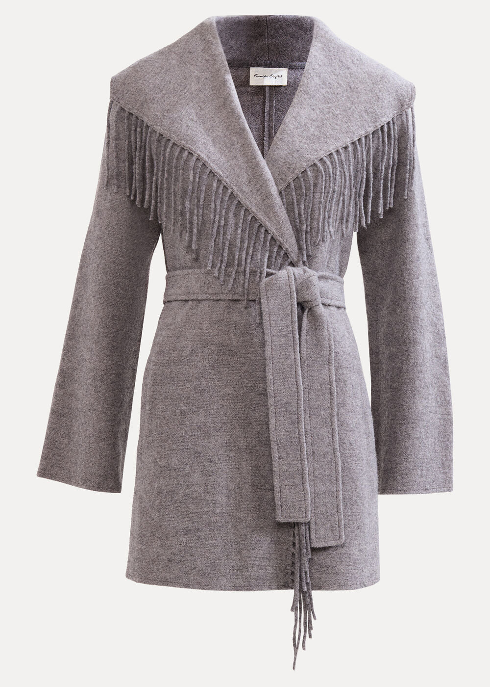 Lisa Tassel Coat - Grey