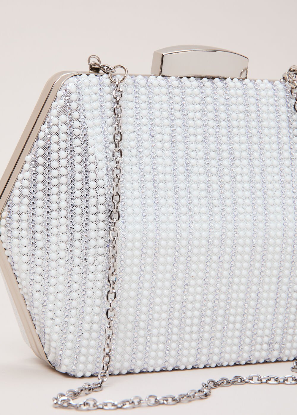 Sparkle Clutch Bag - Silver