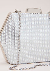 Sparkle Clutch Bag - Silver