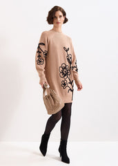 Rosa Applique Jumper - Tan