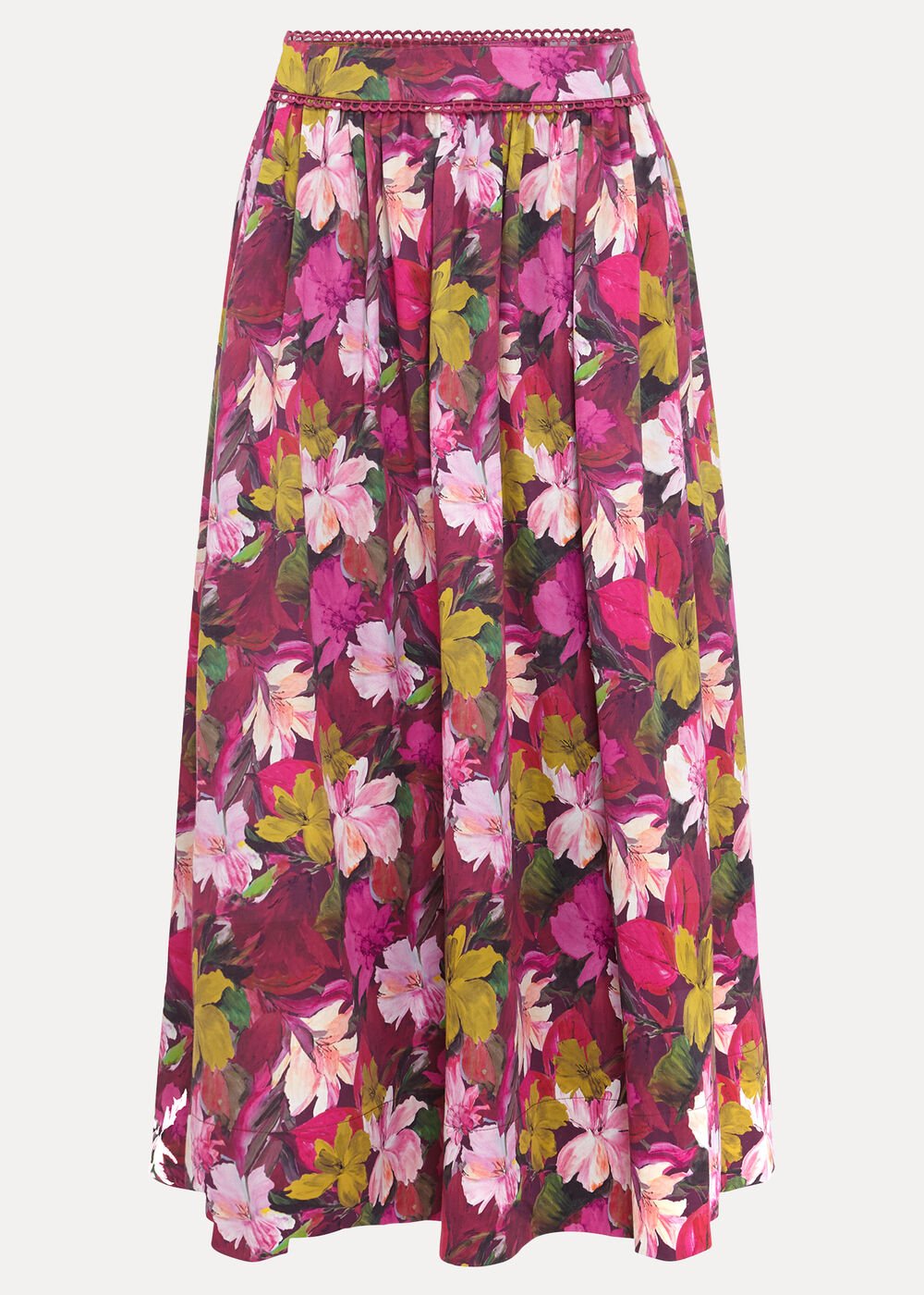 Arina Floral Skirt - Pink