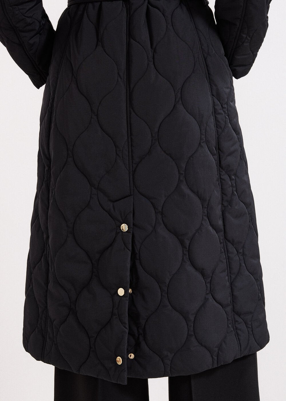 Sukie Maxi Puffer - Black