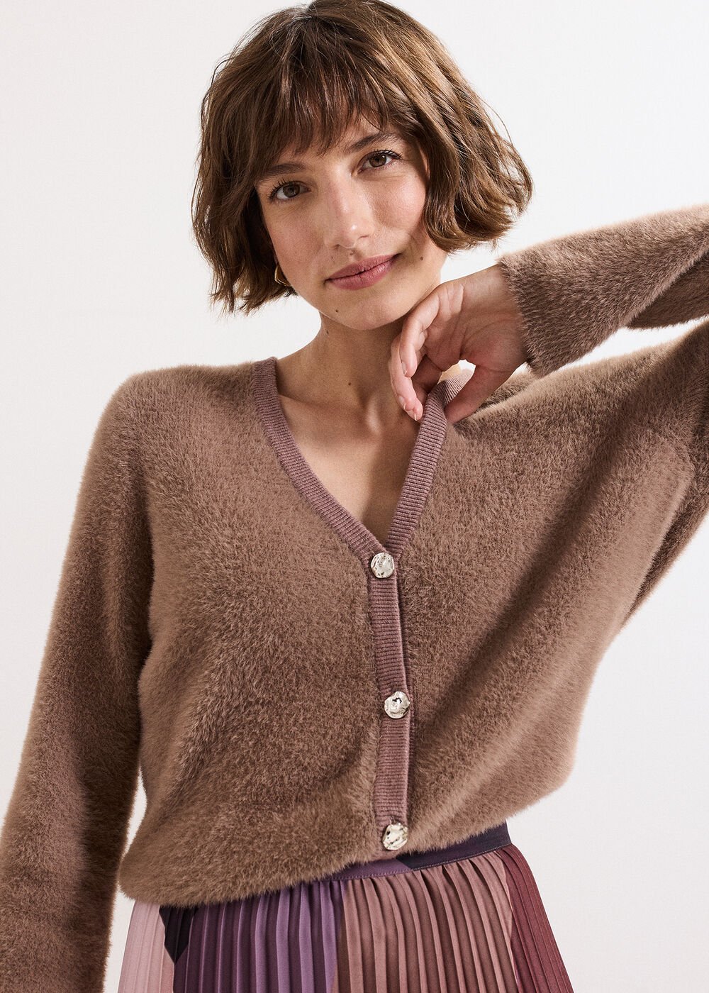 Mindy Cardigan - Brown
