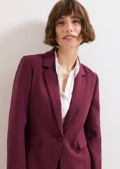 Fara Suit Jacket - Burgundy