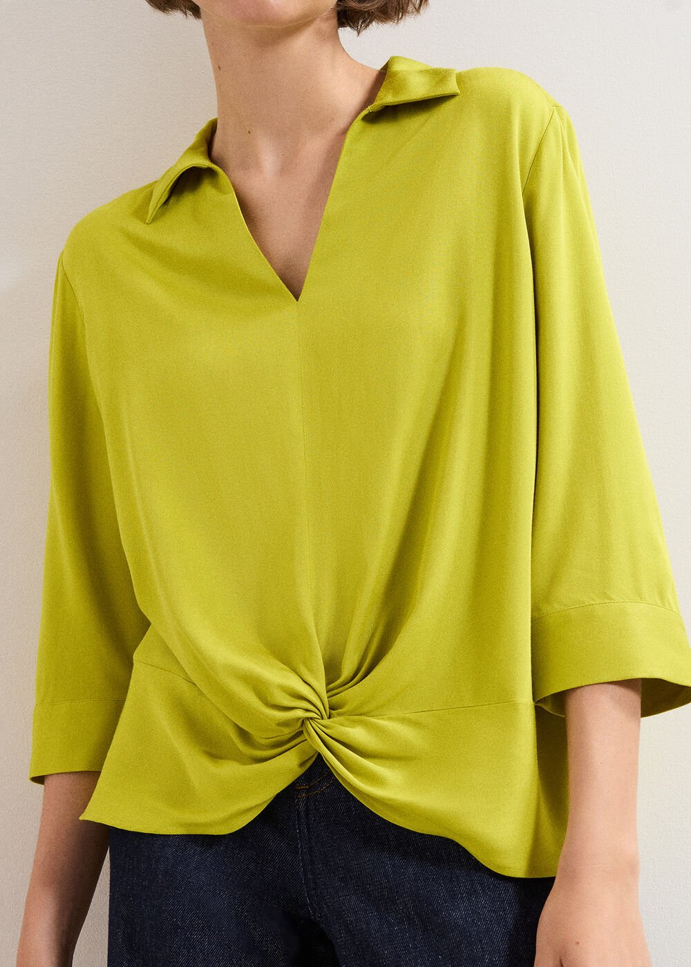 Clary Twist Shirt - Green