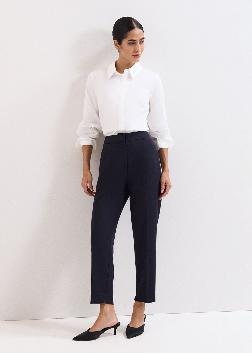 Fara Navy Trousers - Navy