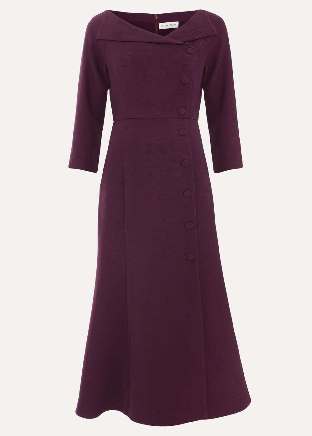 Petite Sienna Dress - Burgundy