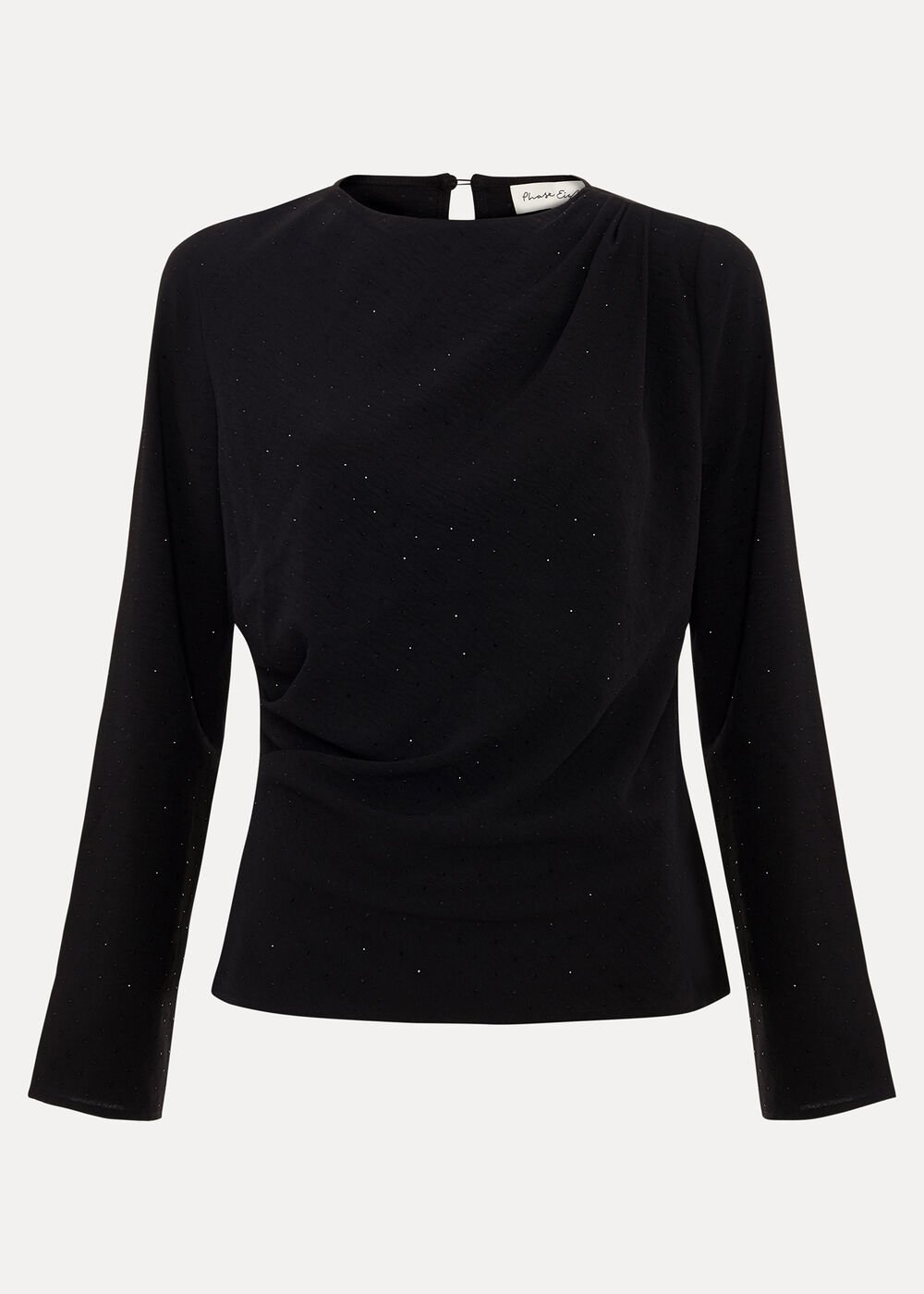 Noa Drape Top - Black