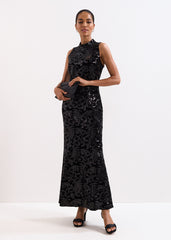 Trudy Sequin Dress - Black