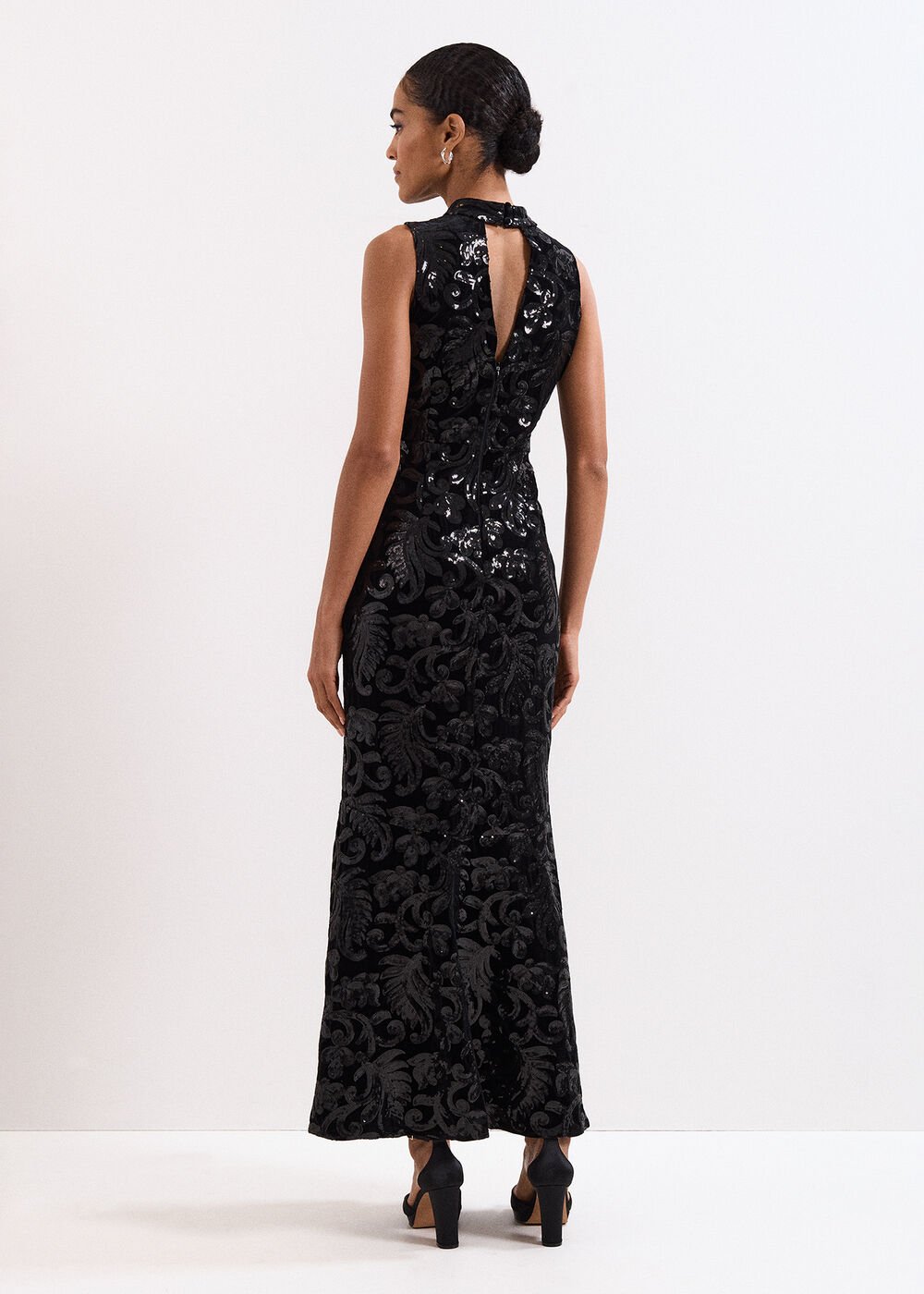 Trudy Sequin Dress - Black