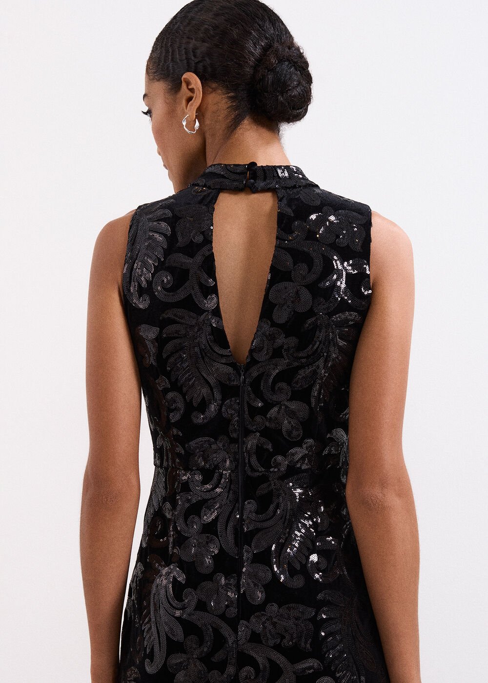 Trudy Sequin Dress - Black