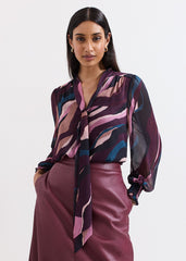 Selby Stripe Blouse - Multi