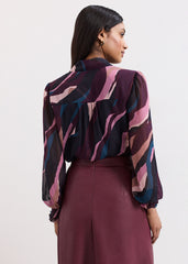 Selby Stripe Blouse - Multi