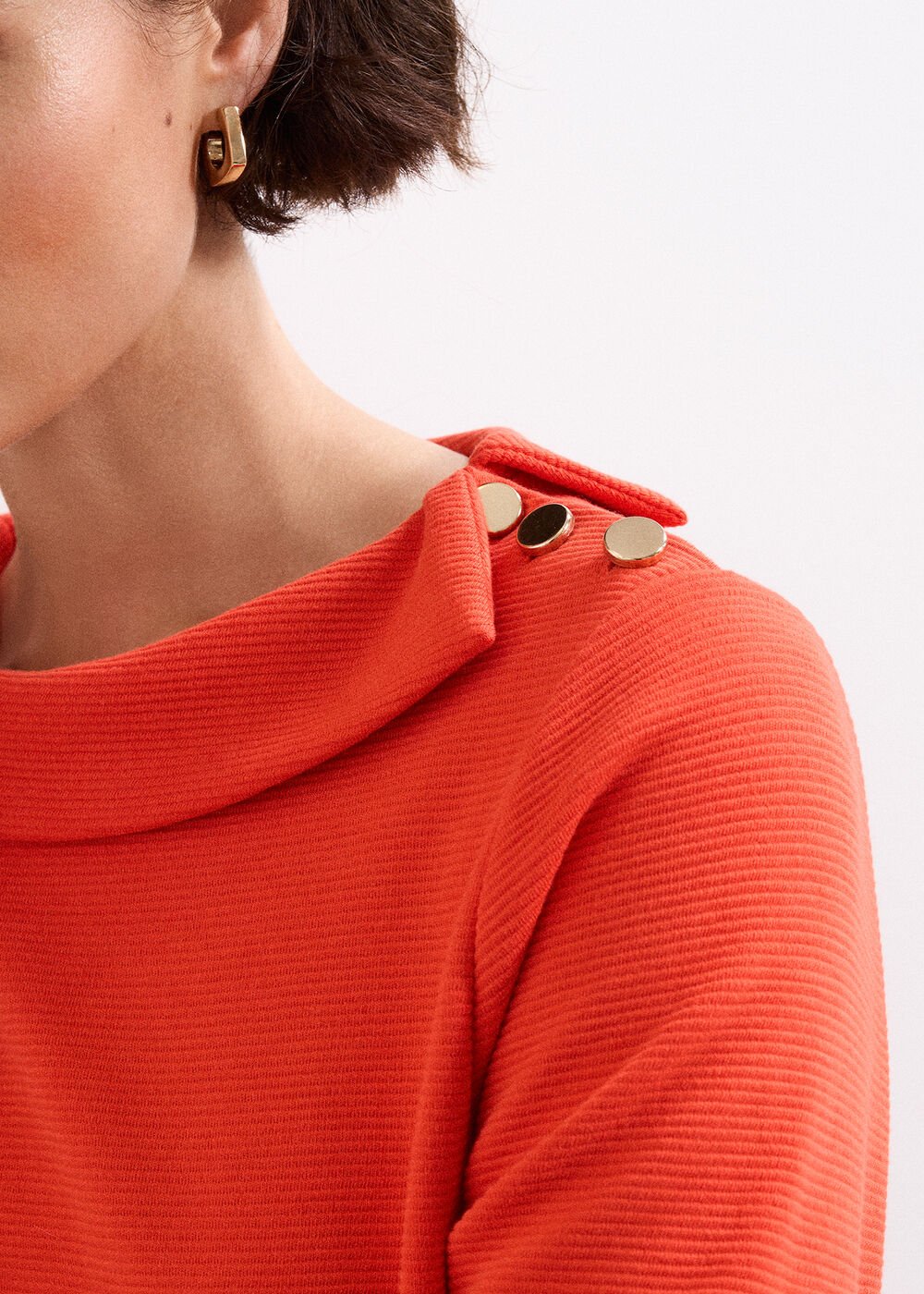 Remy Textured Top - Red