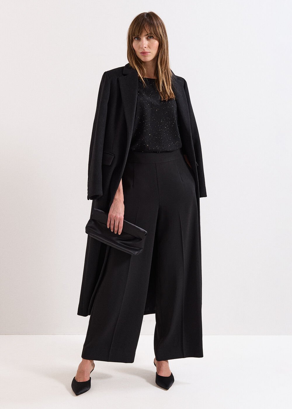 Sequin Cristine Knit - Black