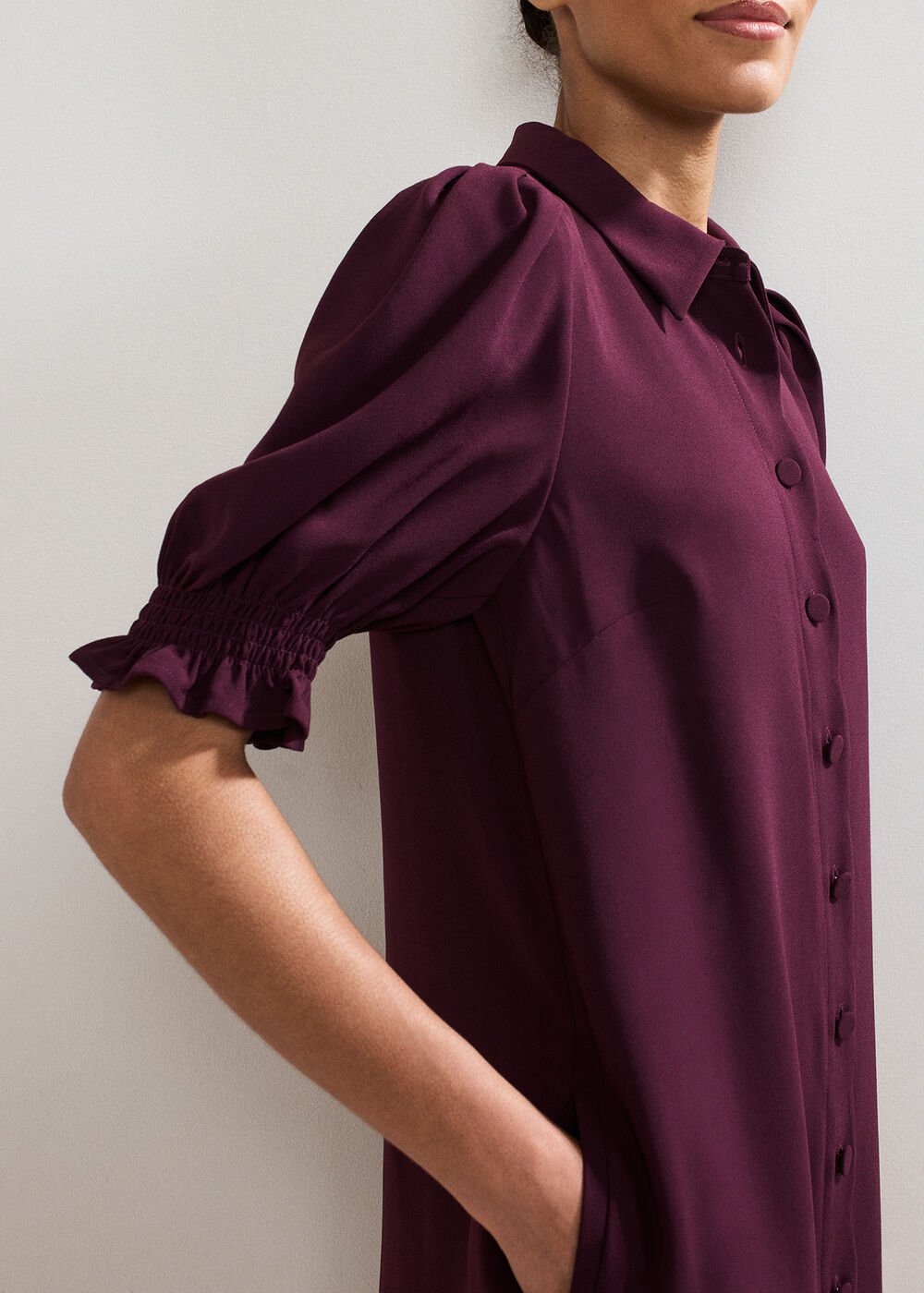 Candice Dress - Burgundy