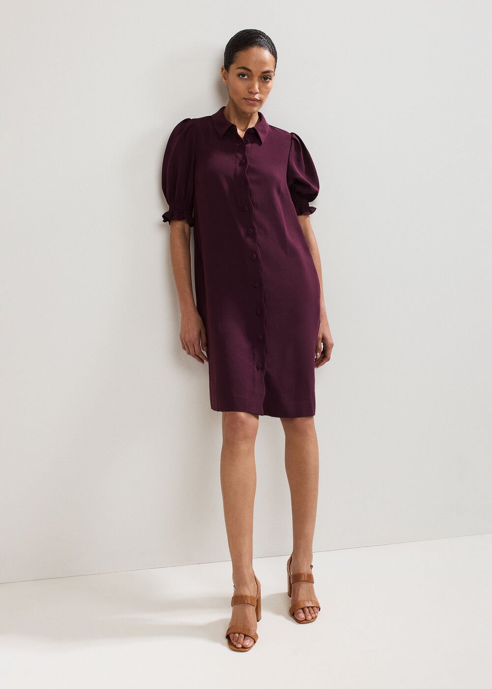 Candice Dress - Burgundy