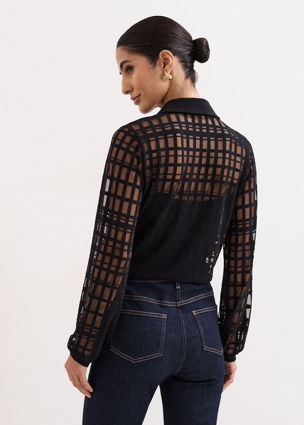 Kennedy Burnout Top - Black
