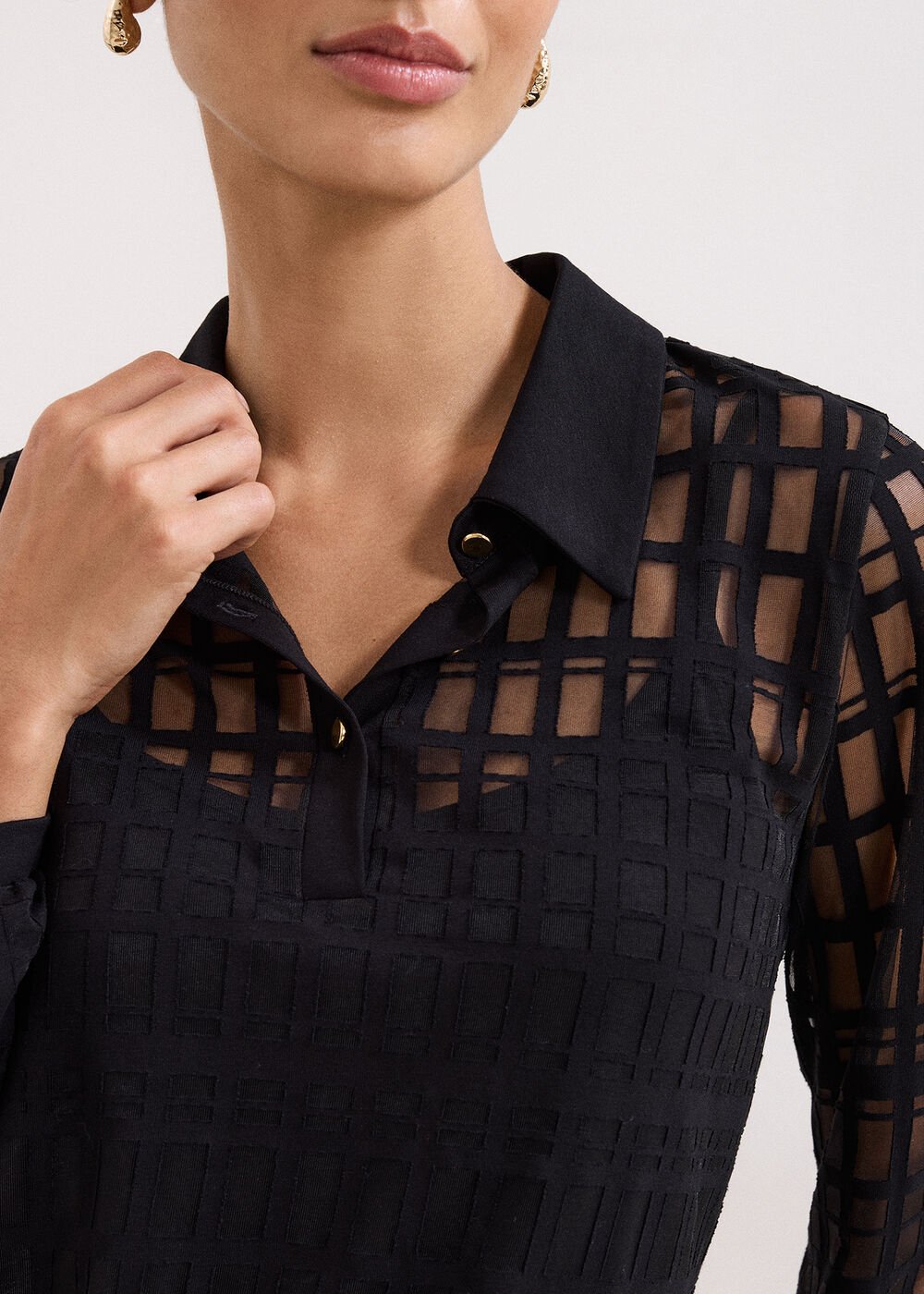 Kennedy Burnout Top - Black