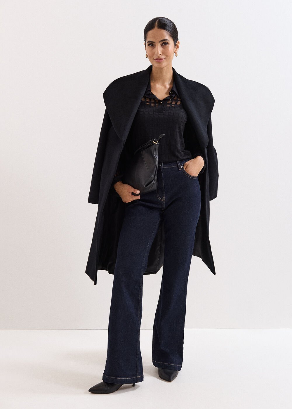 Kennedy Burnout Top - Black