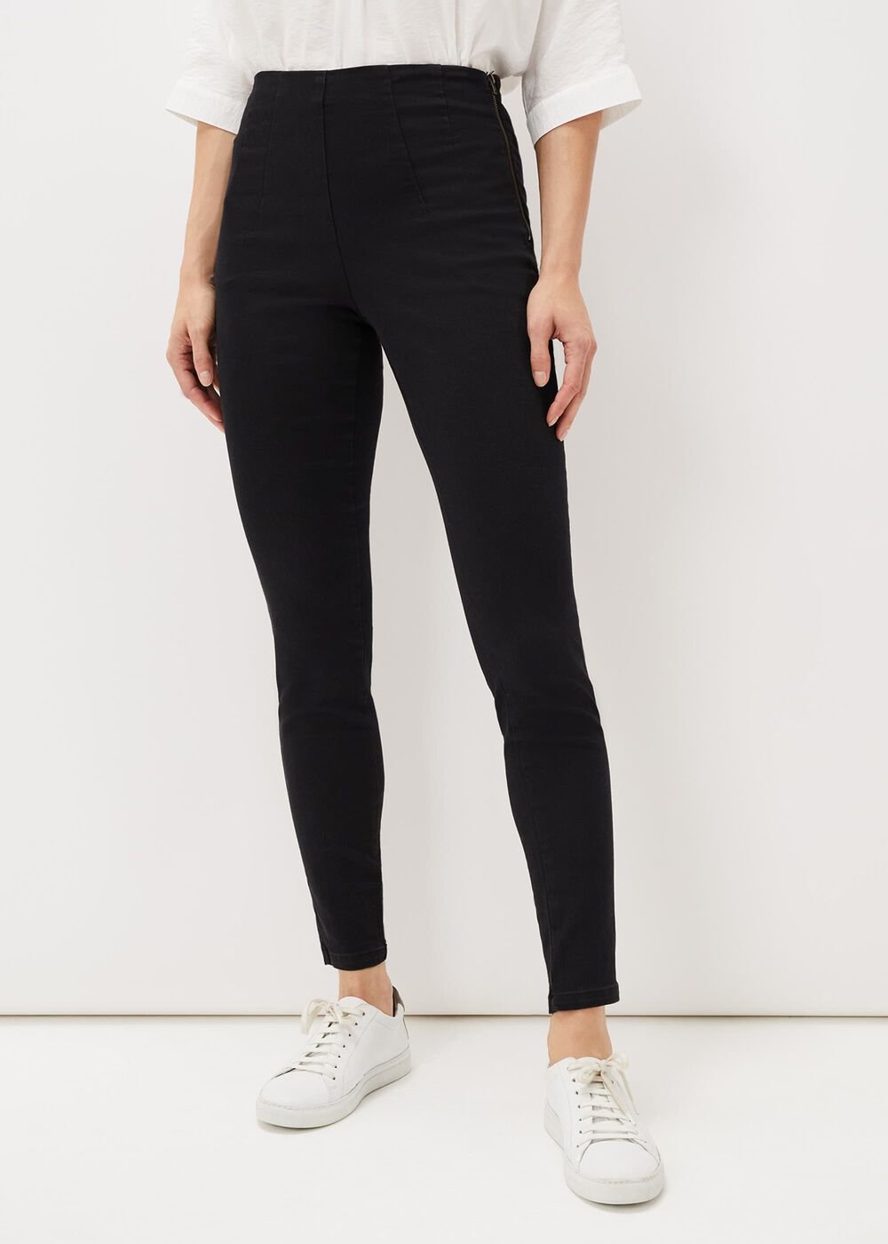 Amina Skinny Fit Jegging - Black