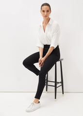 Amina Skinny Fit Jeggings - Black