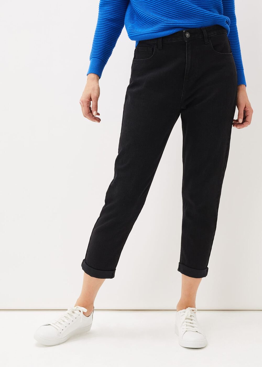 Angelina Girlfriend Jeans - Black
