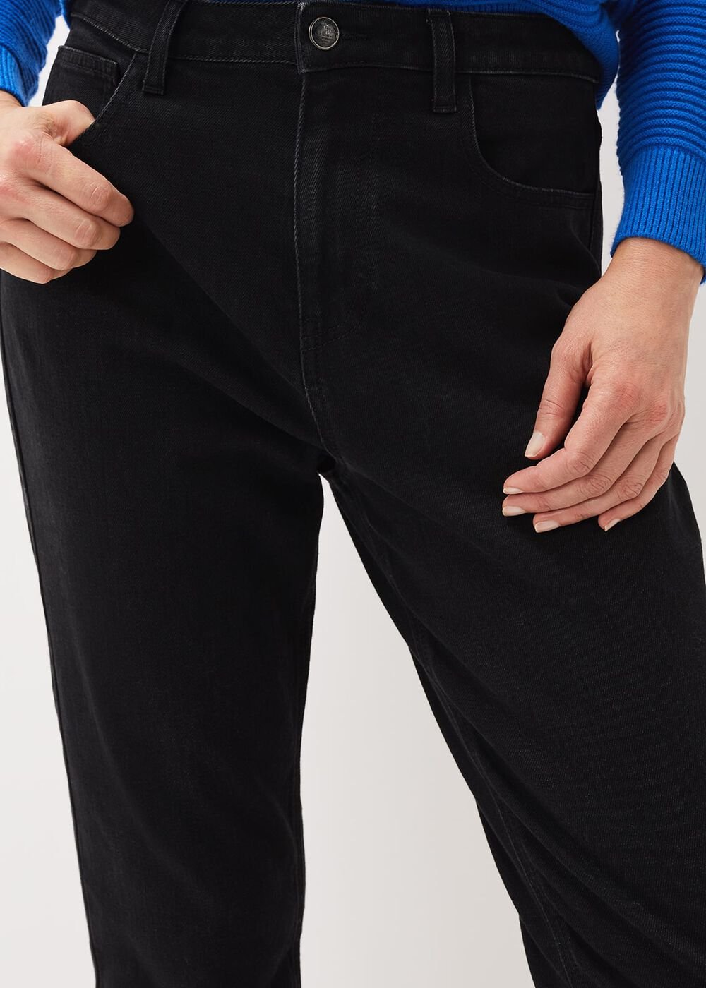 Angelina Girlfriend Jeans - Black
