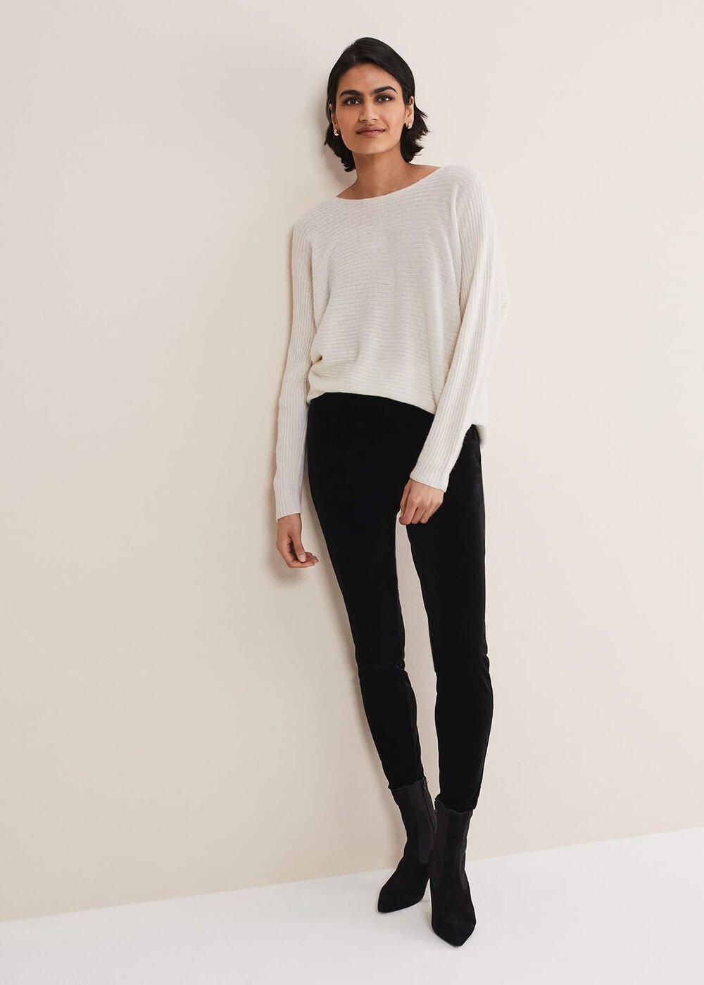Valerie Velvet Leggings - Black