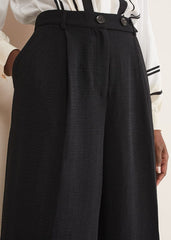 Opal Wide Leg Trousers - Black