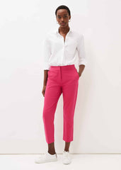Julianna Cropped Tapered Trouser - Pink