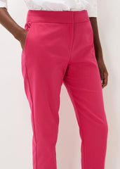 Julianna Cropped Tapered Trouser - Pink