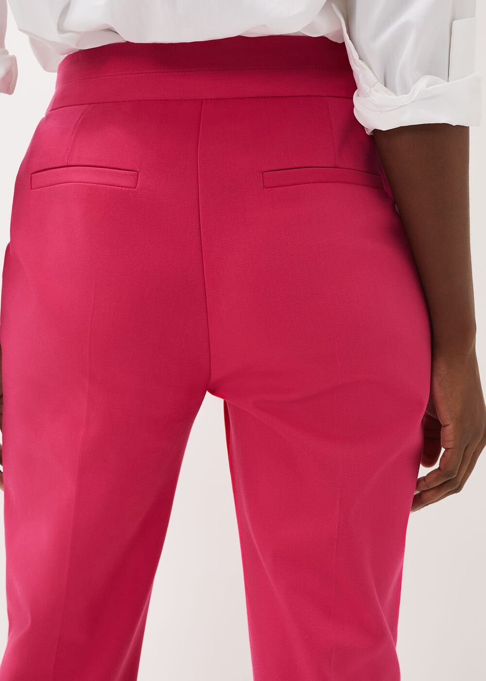 Julianna Cropped Tapered Trouser - Pink