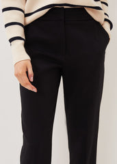Julianna Cropped Trouser - Navy