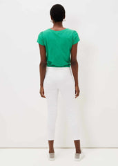 Miah Cropped Jegging - White