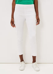 Miah Cropped Jegging - White
