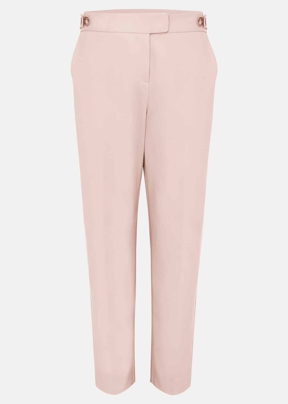Ulrica Straight Leg Trousers - Pale Pink