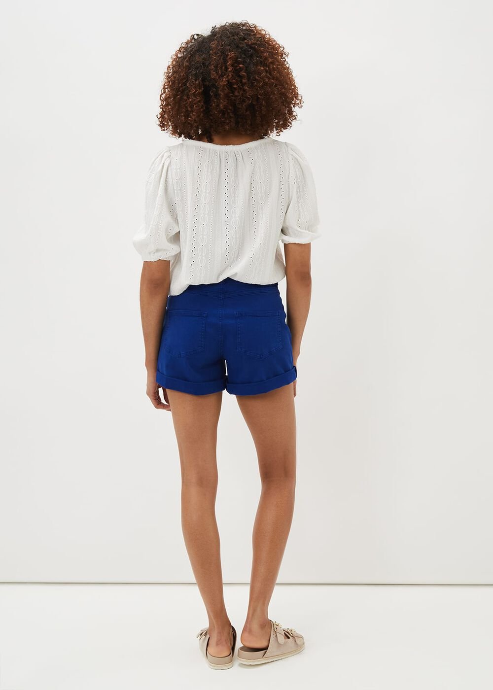 Una Denim Short - Cobalt