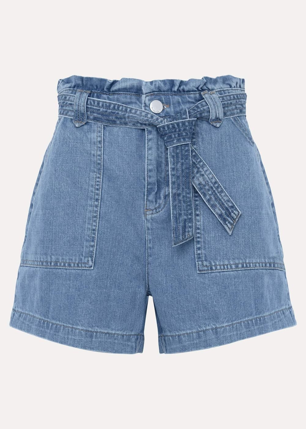 Pollie Denim Cargo Short - Denim