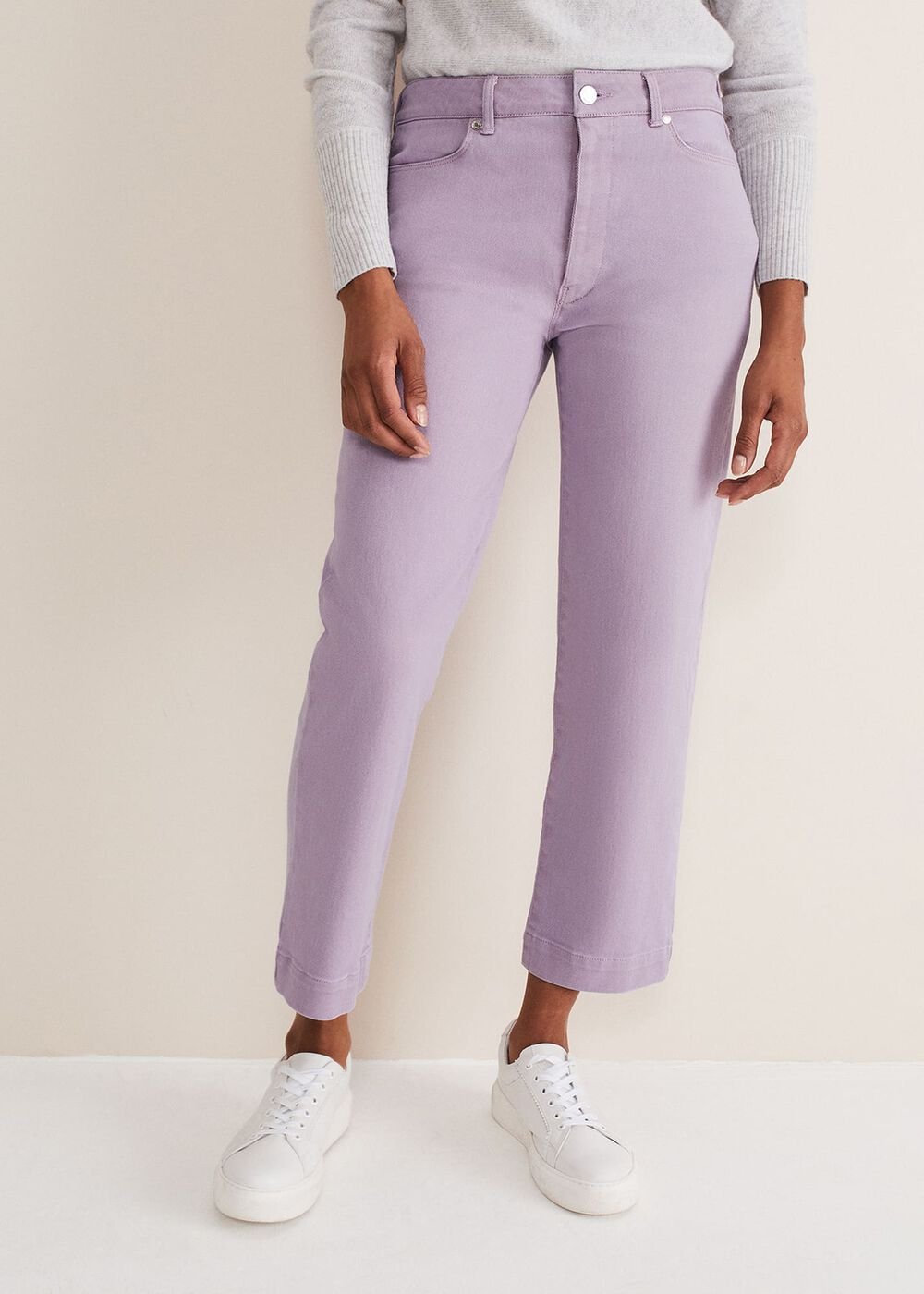 Ramona Straight Leg Jeans - Lilac