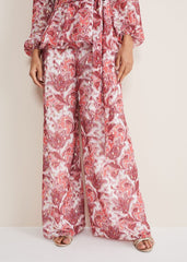 Arabella Print Trousers - Sunset/Multi