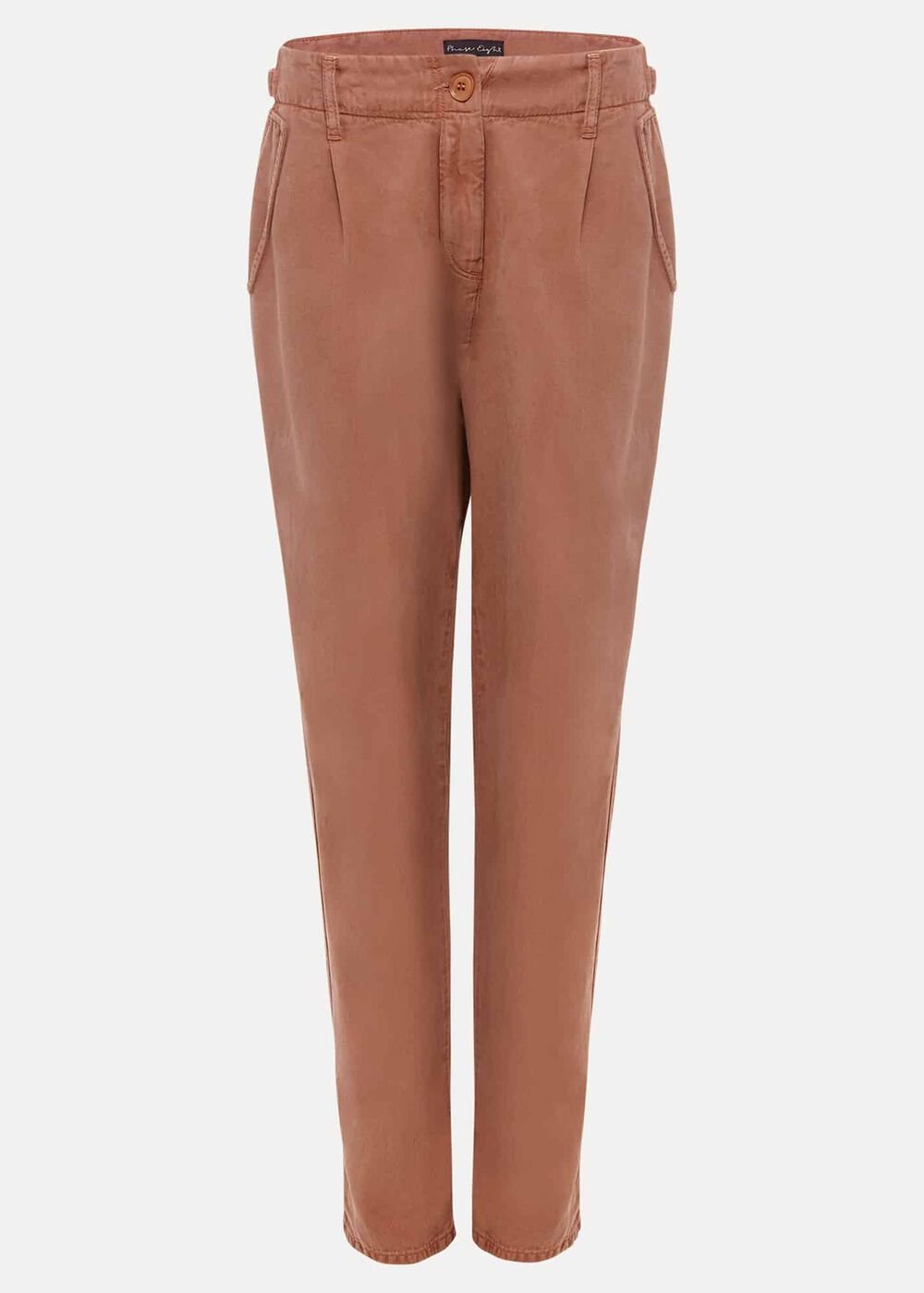 Ivana Relaxed Chino Trouser - Chocolate