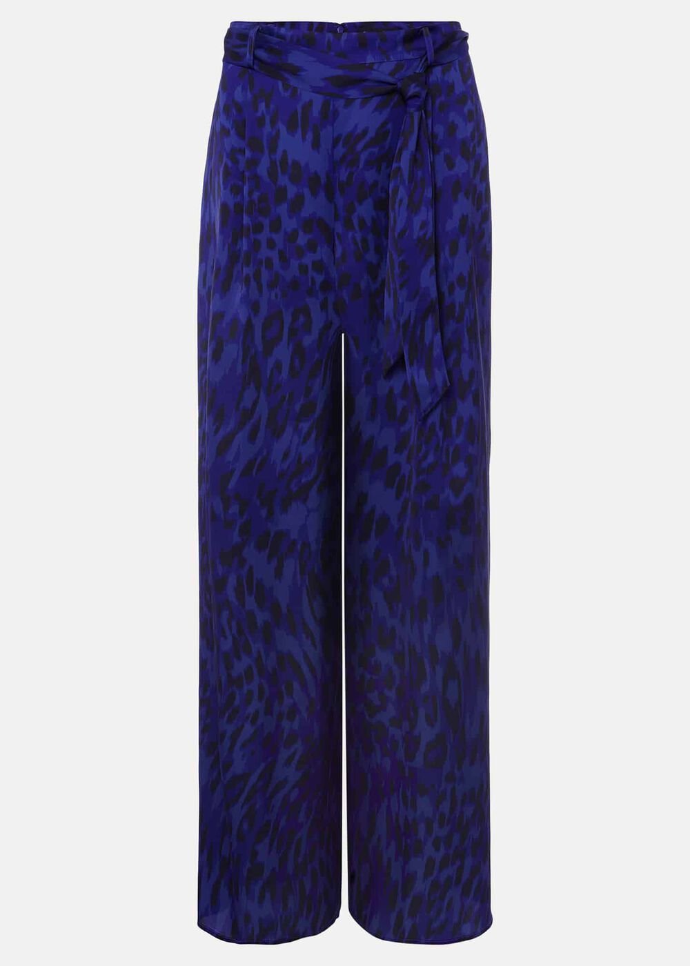 Coletta Leopard Print Trousers - Ultra Violet